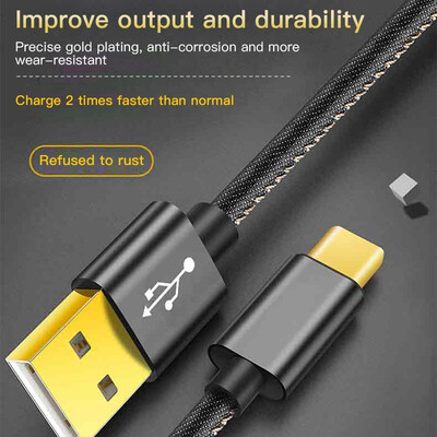 

USB Type C Cable 4FT 4FT 6FT w USB A to C Charging Cord Fast Charger for Samsung Galaxy Note 8 S8 S8 Plus LG G6 G5 V30 V20