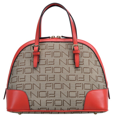 

Fion (FION) hit color single shoulder handbag female shell package fashion package European and American style zipper Messenger bag FAII / OBRDR / BT010 brown / orange