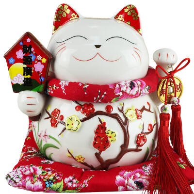 

[Jingdong Supermarket] gold fire to the fortune of Lucky Lucky cat save money cans to open the gift of home to move the money to save the pot of creative wedding gifts