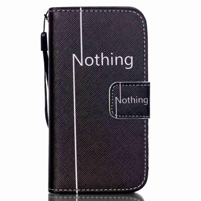 

Nothing Design PU Leather Flip Cover Wallet Card Holder Case for HUAWEI P8LITE