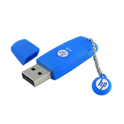 

HP 64GB USB20 U disk v188w red environmental protection rubber U disk