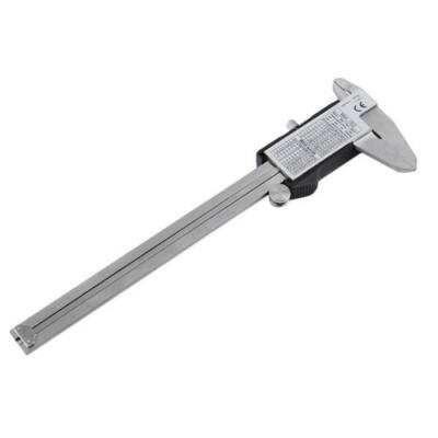 

150mm 6 LCD Digital Electronic Gauge Stainless Steel Vernier Caliper Ruler AU