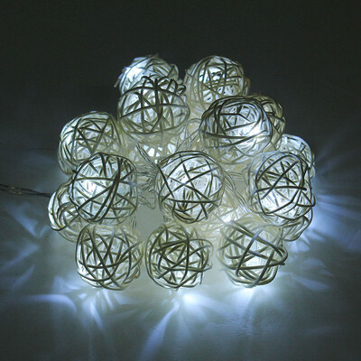 

BRELONG LED Rattan Ball Light String Decorative Light 20LED