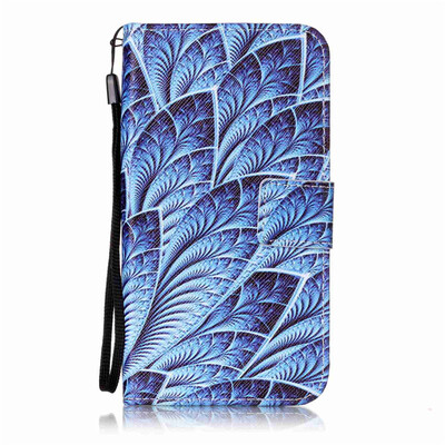 

Blue Dazzle Design PU Leather Flip Cover Wallet Card Holder Case for HTC Desire 626
