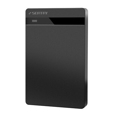 

Shuo Li Tai SEATAY HDAS6280-BL 25 inch USB30 mobile hard disk box SATA interface support SSD&mechanical hard disk aviation grade aluminum alloy shell blue