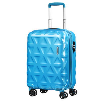 

Samsonite Tri-Go Embossed Plaid Ms Expandable Universal Wheel Trolley Hard Case I1711001 Sea Blue 20 Inch