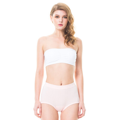 

[Jingdong supermarket] three guns [3] ladies cotton underwear cotton ribs stretch female briefs shallow jade + light jade + warm powder XL