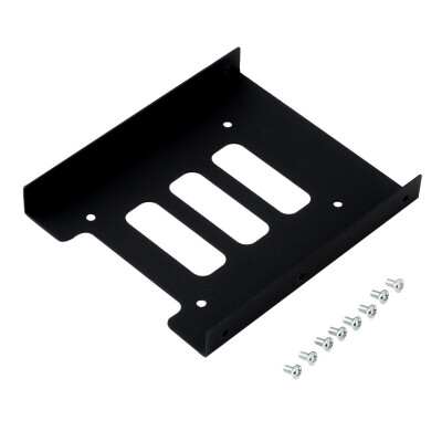 

2.5' to 3.5' SSD HDD Metal Adapter Mounting Bracket Hard Drive Holder for PC Black