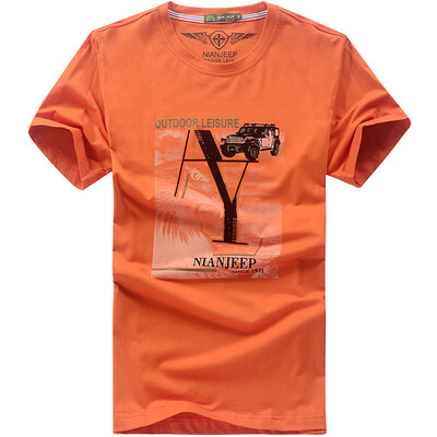 

NIANJEEP Men's casual short-sleeved t-shirt