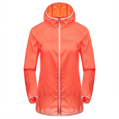 

Marmot Marmot female leather clothing light quick dry breathable hood shade jacket Q35940 coral red