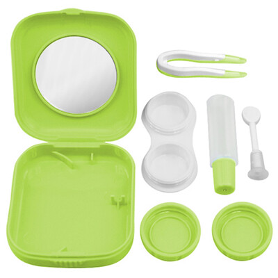 

MyMei New Contact Lens Case Travel Kit Mirror Pocket Size Storage Holder Container Hot