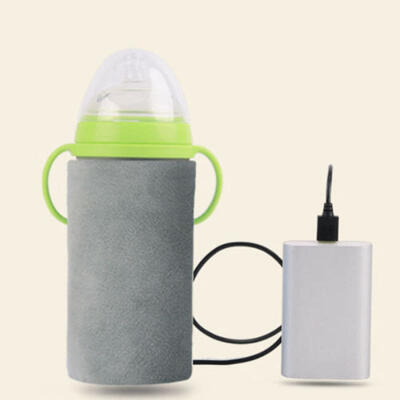 

Portable USB Bottle Warmer Insulation Cover Feeding Thermostat Outdoor Milk Heat