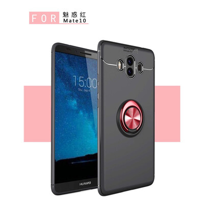 

Fivice Huawei Mate 10 case TPU metal ring shell magnetic bracket soft shell