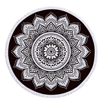 

Yoga Mat Blanket Round Indian Beach Mat Sports Yoga Blanket Household Blanket