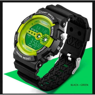 

Digital Alarm Watch Waterproof Mens Boy Led Date Wrist Sport Quartz Sports Watch
