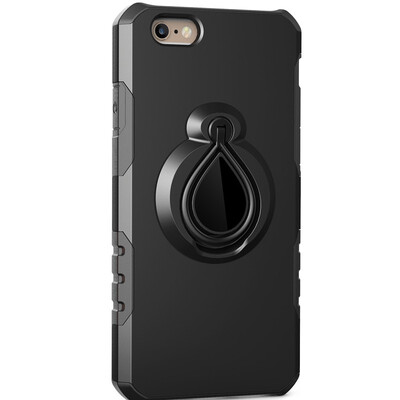 

Fivice iPhone 66S Case TPU Water Drop Ring Stand Car Power Magnetic Drop-proof Phone Case