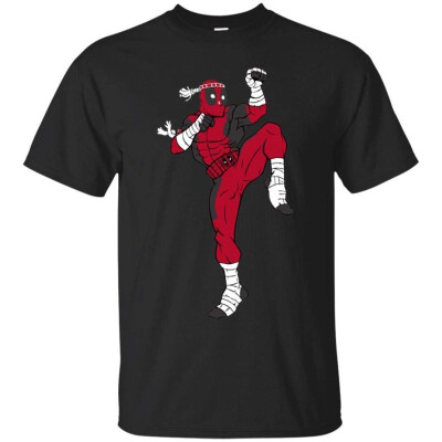 

Deadpool - Deadpool Muay Thai Martial Art Funny Cool Movie T-Shirt T-Shirt