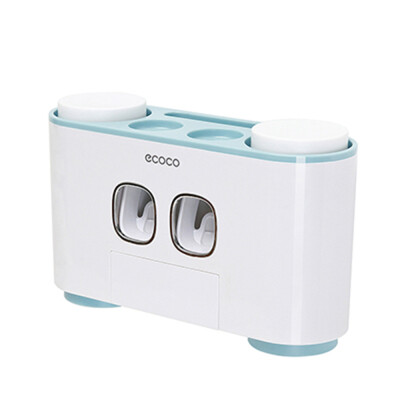 

Multifunctional Practical Automatic Toothpaste Dispenser Toothbrush Holder Set Toothbrush & Toothpaste Storage Rack with 4 Cups Ho