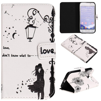 

Lovers&dandelion Design PU Leather Flip Cover Wallet Card Holder Case for SAMSUNG GALAXY CORE Prime G360