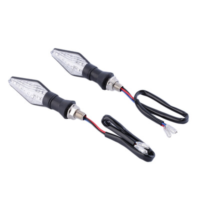 

В 2x 12 LED двойной Цвет мотоцикл сигнала поворота Индикатор свет 3528 SMD