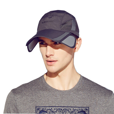 

Kammont Kenmont km-3123 hat summer male sun shade extension baseball cap dark gray