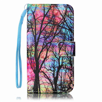 

Tree Design PU Leather Flip Cover Wallet Card Holder Case for LG K7