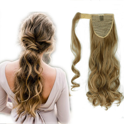 

17" Wrap Around Ponytail Extension for Woman Hair 125g
