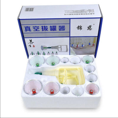 

12 PCS New Vacuum Cupping Set magnetic acupuncture therapy apparatus suction
