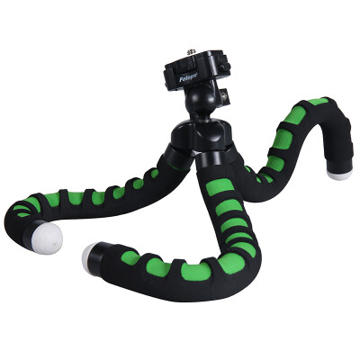 

Fotopro RM-100 Black / Green Octopus Tripod Mobile Phone Tripod Mobile Phone Strap Camera Triangle Camera Camera Tripod Camera Stand Mini Tripod Black + Green