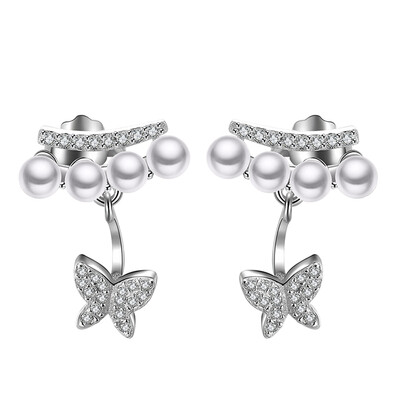 

Seven Seasons (SEVEN DEGREE) S925 Серебряное ожерелье Tremella Корейская мода Бисером из бисера Серьги Dielian Flower Earrings Festival Gifts