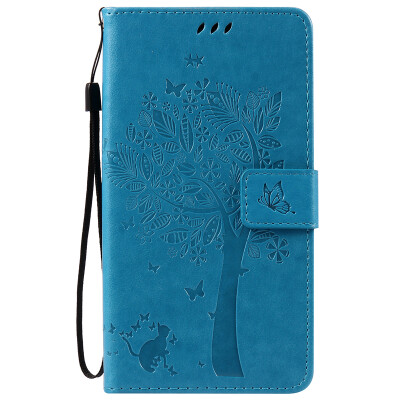 

Blue Tree Design PU Leather Flip Cover Wallet Card Holder Case for HTC 825