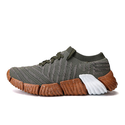

2018 New Style Adult Summer Casual Shoes For Men Fly Weave Sock Comfortable Footware Unisex Mesh Male Shoes Outdoor
