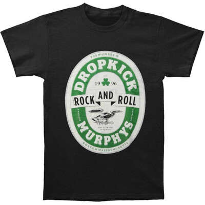 

Mens Shamrock And Roll Caps T-Shirt