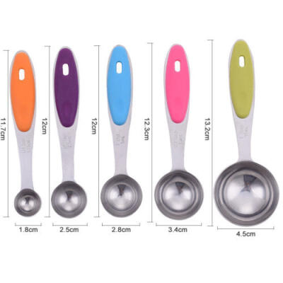 

10PcsSet For Baking Coffee Stainless Steel Measuring Spoons Cup Tablespoon Tool