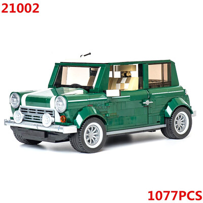 

Lepin 21002 Legoing 10242 Technic Toys The MINI Cooper Car Bricks Model Building Blocks DIY Kids Toys 1077Pcs