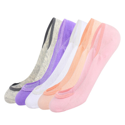 

Hengyuanxiang socks male bamboo fiber invisible socks Asakuchi bean socks 5 pairs installed A1158753