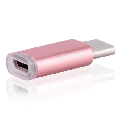 

YOMO Эндрюс Micro USB к адаптеру Type-C / адаптеру адаптера USB розовое золото