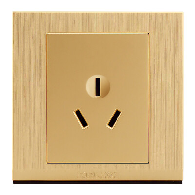 

Delixi DELIXI switch socket panel 16A air-conditioning outlet brushed gold series