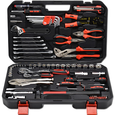 

Kraft Weil Toolbox Tool Set Ratchet Wrench Sleeve Toolbox 84 Piece Set SS2084A