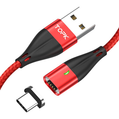 

TOPK 3A USB Type C Magnetic Cable for Xiaomi Redmi Note 7 Fast Charging Data Cable for Samsung Galaxy S9 S8 Note 9 Type-C Cable