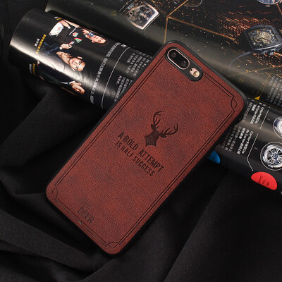 

Elk Embossed Mobile Phone Case For iPhone X Shell
