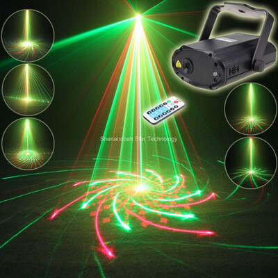 

ESHINY Remote MINI Red Green Laser 32 Patterns Projector DJ Dance Disco Bar Party Xmas Stage Effect Light Show T165