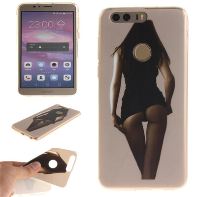 

Sexy Girls Pattern Мягкая обложка Тонкий ТПУ резиновый силиконовый гель чехол для HUAWEI Honor 8