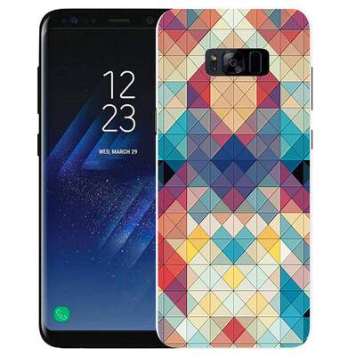 

YOMO Samsung S8 plus phone case mobile phone case s8plus mobile phone shell embossed texture hard shell series mosaic