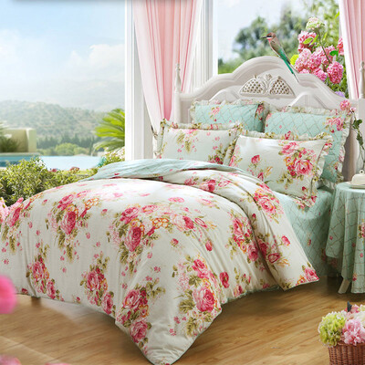 

MERCURY print cotton bed setbed kit duvet coverbed sheetpillowcase