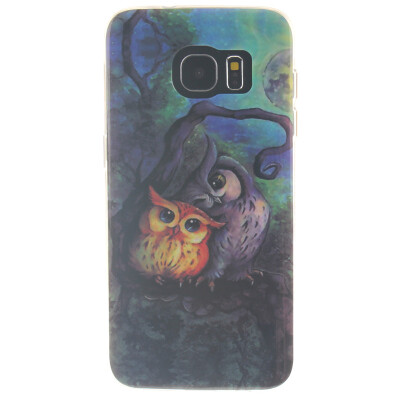 

Oil painting owl Pattern Soft Thin TPU Rubber Silicone Gel Case Cover for SAMSUNG GALAXY S7 Edge