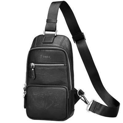 

Genius (TRIES) men's shoulder Messenger bag chest bag pockets fashion casual Korean version of the couple backpack CL5097 blue