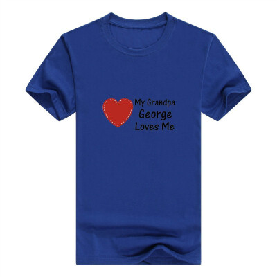 

Baby Gifts For All Personalized My Grandpa Name Loves Me Bodysuit Mans t-Shirt