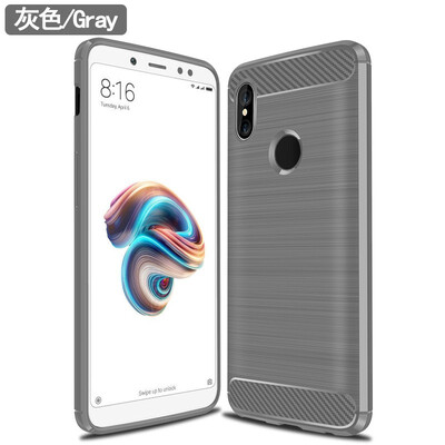 

Fivice XIAOMI Redmi MI 6X case Brushed carbon fiber silicone anti-fall soft shell phone case