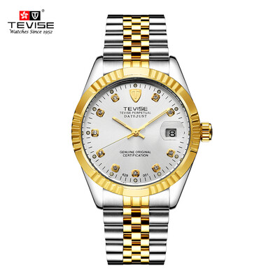 

TEVISE Men Brand Watch Fashion Luxury Wristwatch Waterproof Semi-automatic Mechanical Watch Luminous Sport Casual Watches